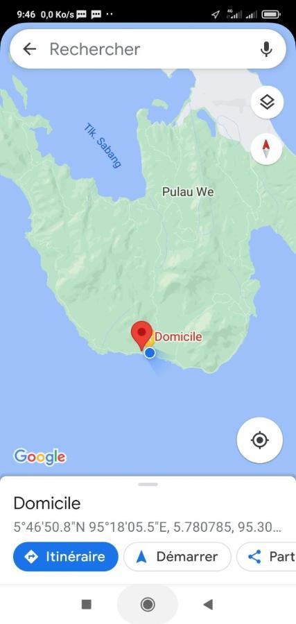 Bed and Breakfast Pulau Weh Sabang Marifi Paya Exterior foto